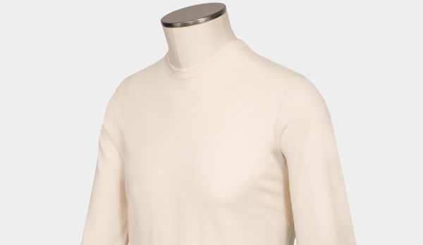 Drumohr Crewneck Wool 140S Off-White