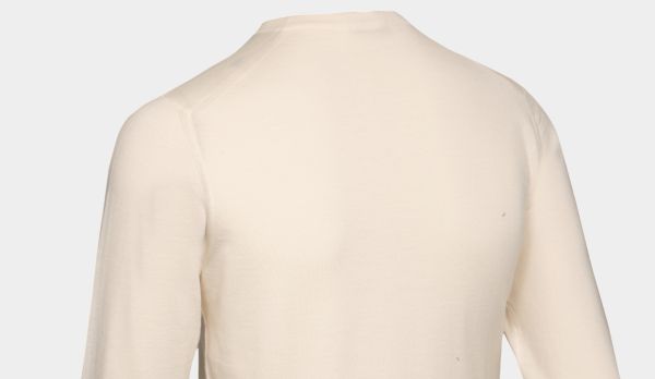 Drumohr Crewneck Wool 140S Off-White