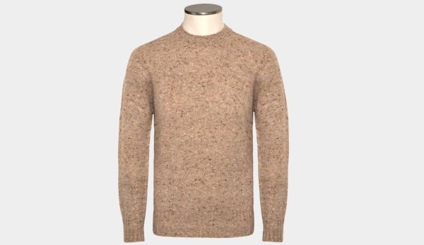 Drumohr Crewneck Donegal Brown
