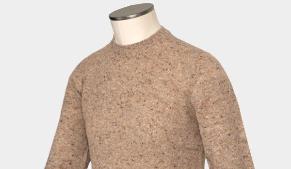 Drumohr Crewneck Donegal Brown