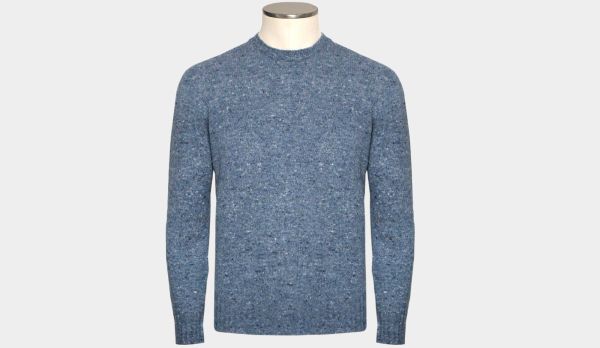 Drumohr Donegal Crewneck Blue