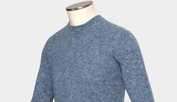 Drumohr Donegal Crewneck Blue