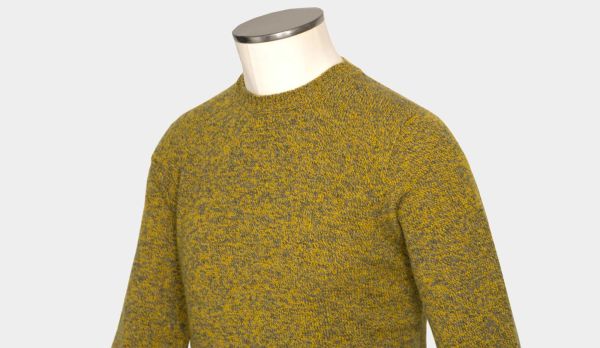 Drumohr Crewneck Lamswool Ocre