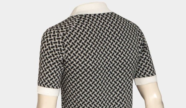 Drumohr Polo 'Biscottino' Navy