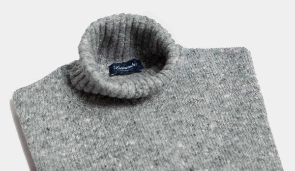 Drumohr Rollneck Donegal Grey