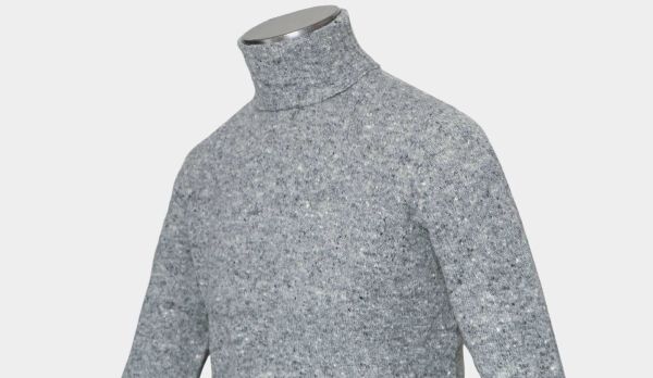 Drumohr Rollneck Donegal Grey
