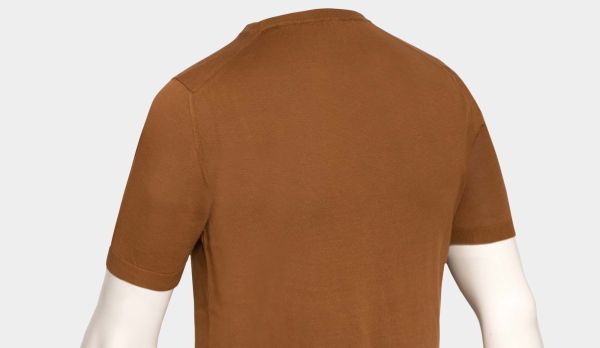 Drumohr Crewneck '30-Gauge' Caramel