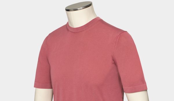 Drumohr Crewneck '30-Gauge' Pink