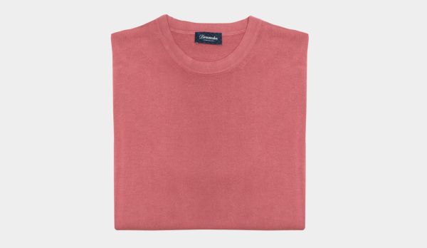 Drumohr Crewneck '30-Gauge' Pink