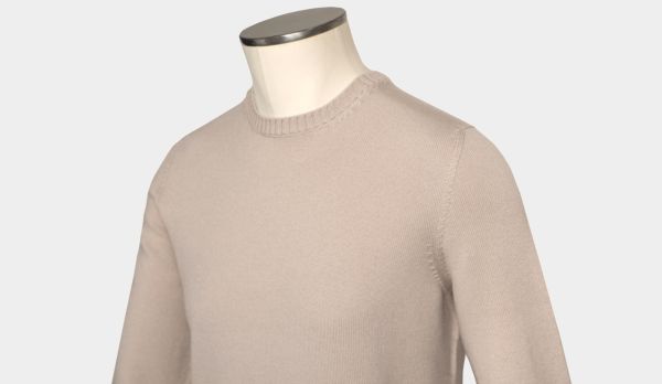 Drumohr Crewneck Merinos Stone
