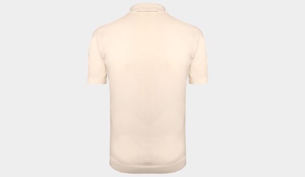 DrumohrV-NeckPoloOff-White