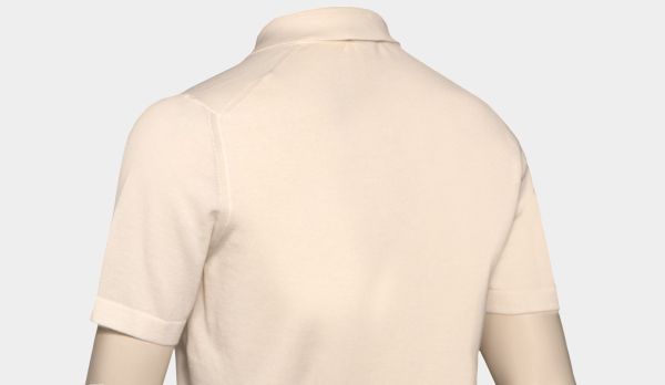 DrumohrV-NeckPoloOff-White