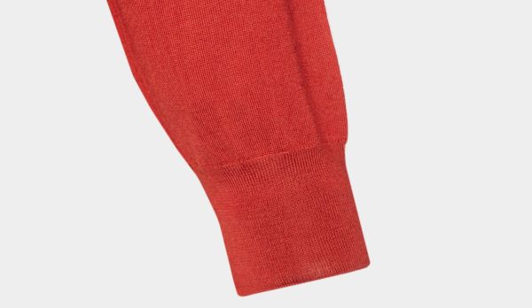 Drumohr Crewneck Wool 140S Cherry