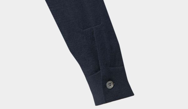 Filippo de Laurentiis Knitted Shirt Navy