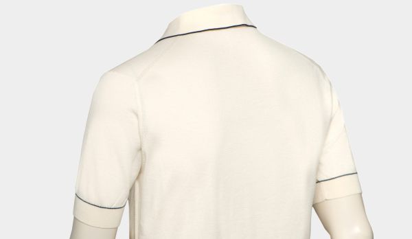 Filippo de Laurentiis Knitted Shirt Cotton Off-White