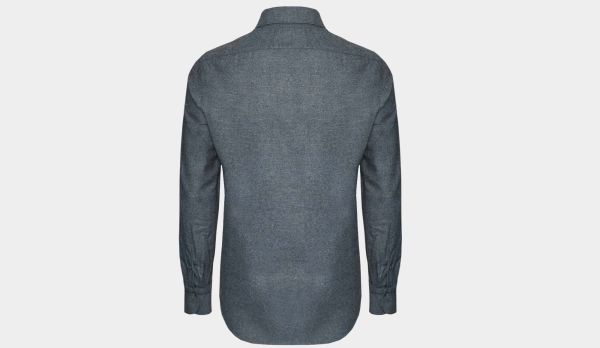 FinamoreShirtBrushedWoolGrey-Blue