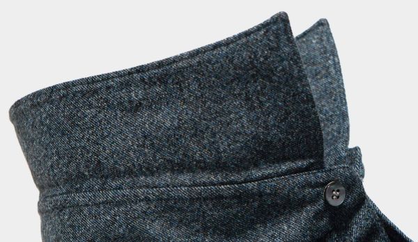 FinamoreShirtBrushedWoolGrey-Blue