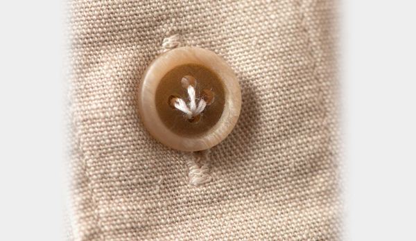 Finamore Canvas Cargo Shirt Beige