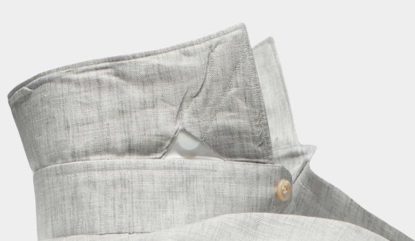Finamore Shirt Linen Grey