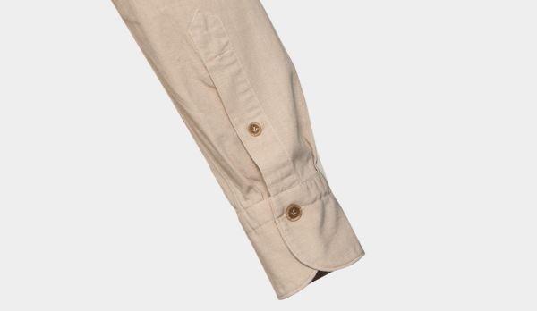 Finamore Canvas Cargo Shirt Beige