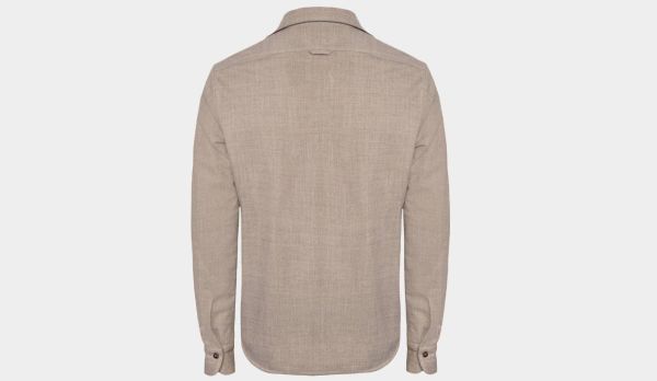 Finamore Overshirt Wool Beige