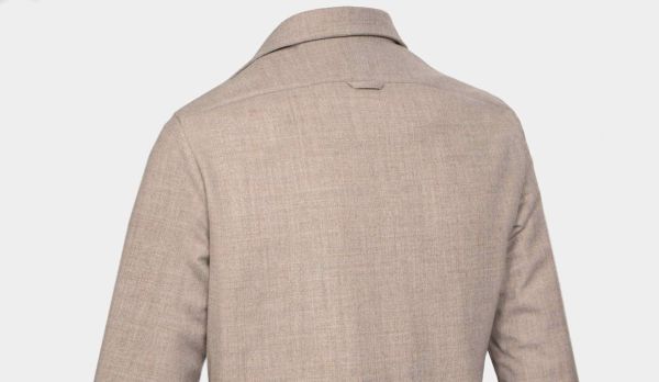 Finamore Overshirt Wool Beige
