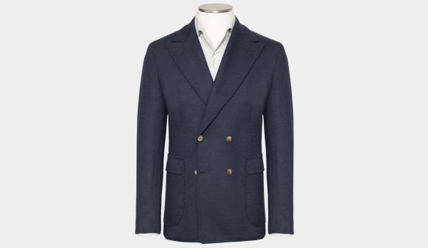 Gabo Knitted Cardigan Jacket Navy