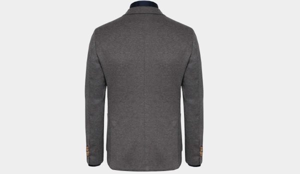 Gabo Double-Brested Jersey Jacket Grey