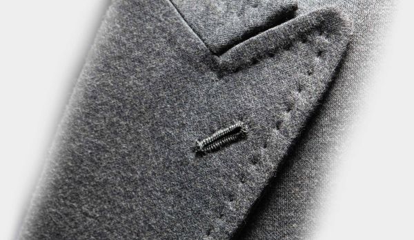 Gabo Double-Brested Jersey Jacket Grey