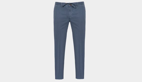 Germano Trouser 'Ripstop' Cotton Blue
