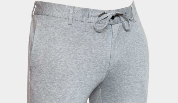 Germano Jersey Trousers Light Grey
