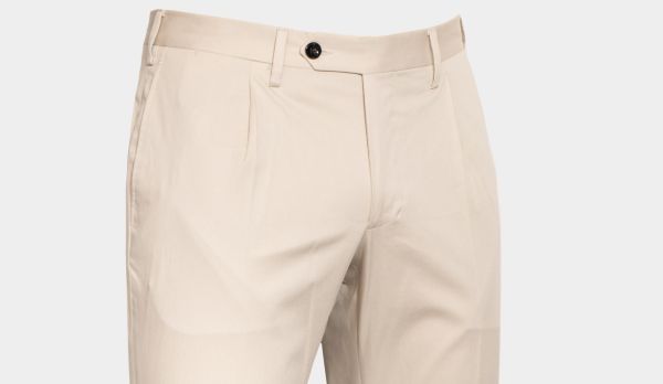 Germano Trousers Cotton Beige