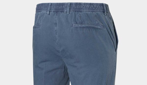 Germano Trouser 'Ripstop' Cotton Blue