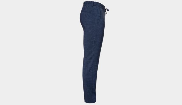 Germano Trousers Fantasy Wool Blue