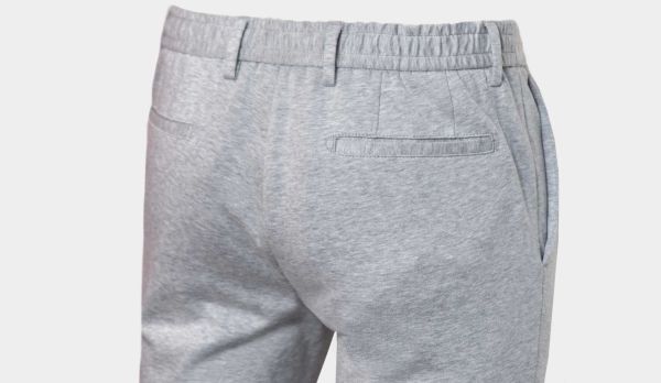 Germano Jersey Trousers Light Grey