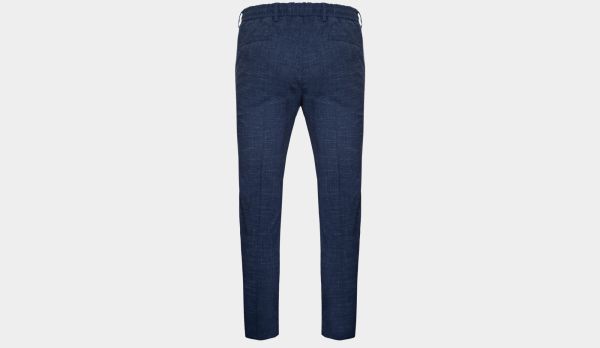 Germano Trousers Fantasy Wool Blue