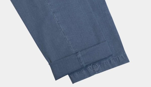 Germano Trouser 'Ripstop' Cotton Blue