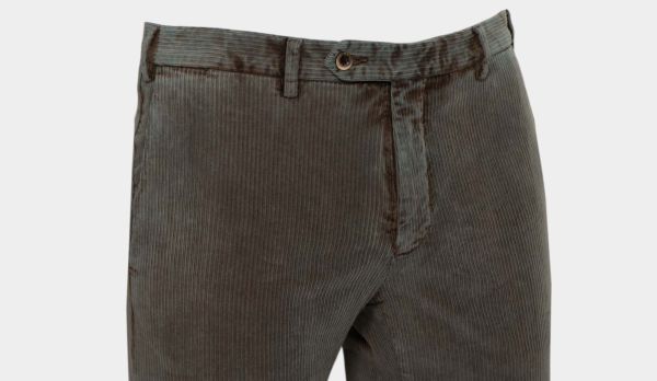 Germano Trousers Corduroy Grey Brown