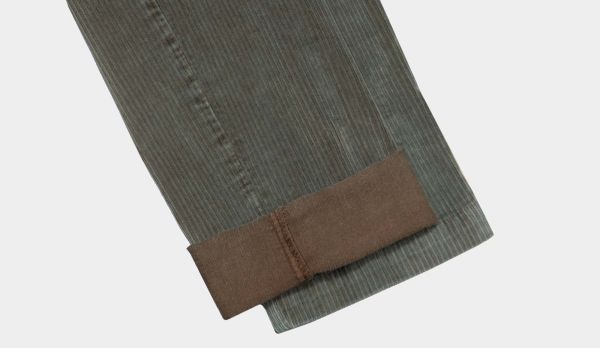 Germano Trousers Corduroy Grey Brown