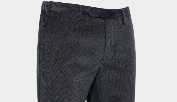 Germano Ribcord Trousers Grey/Blue