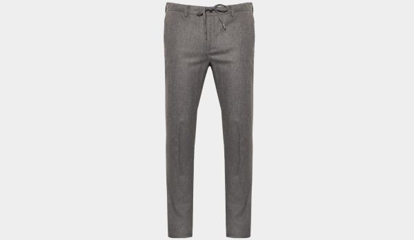 Germano Flannel Drawstring Grey