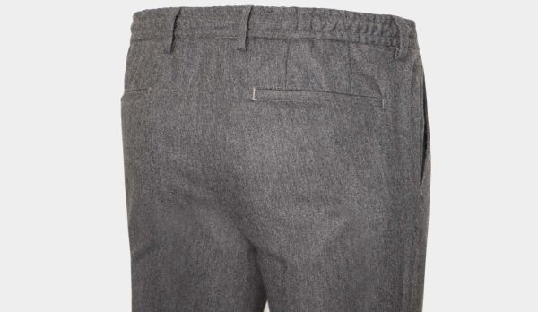 Germano Flannel Drawstring Grey
