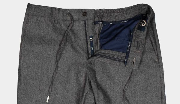 Germano Flannel Drawstring Grey