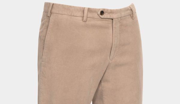 Germano Trousers Moleskin Beige