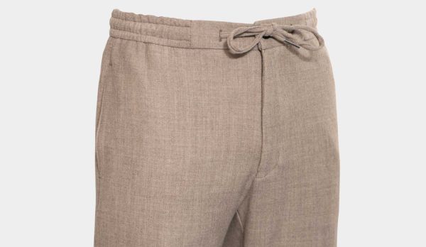 Germano Trousers Drawstring Beige