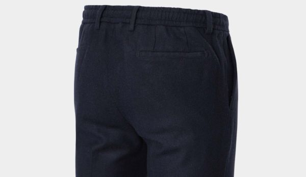 Germano Drawstring Wool-Cashmere Navy