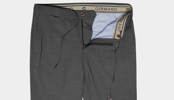Germano Trousers Wool-Strech Grey