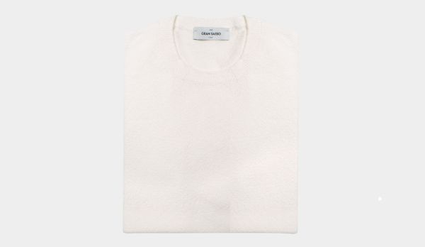 Gran Sasso Crewneck Terry Off-White