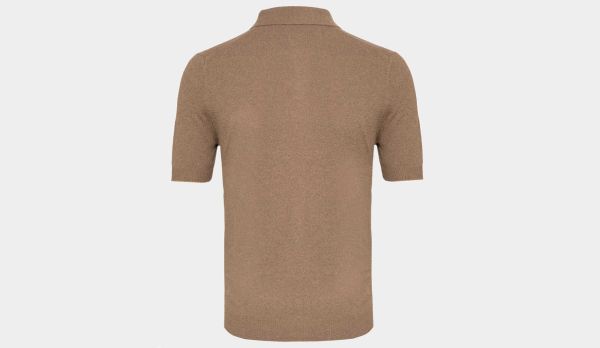 Gran Sasso Polo Terry Taupe