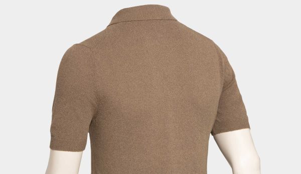 Gran Sasso Polo Terry Taupe
